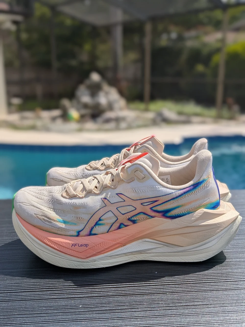 ASICS Superblast 3 Running Shoes Seashell Sun Coral Size US 6.5 (EU 39.5)